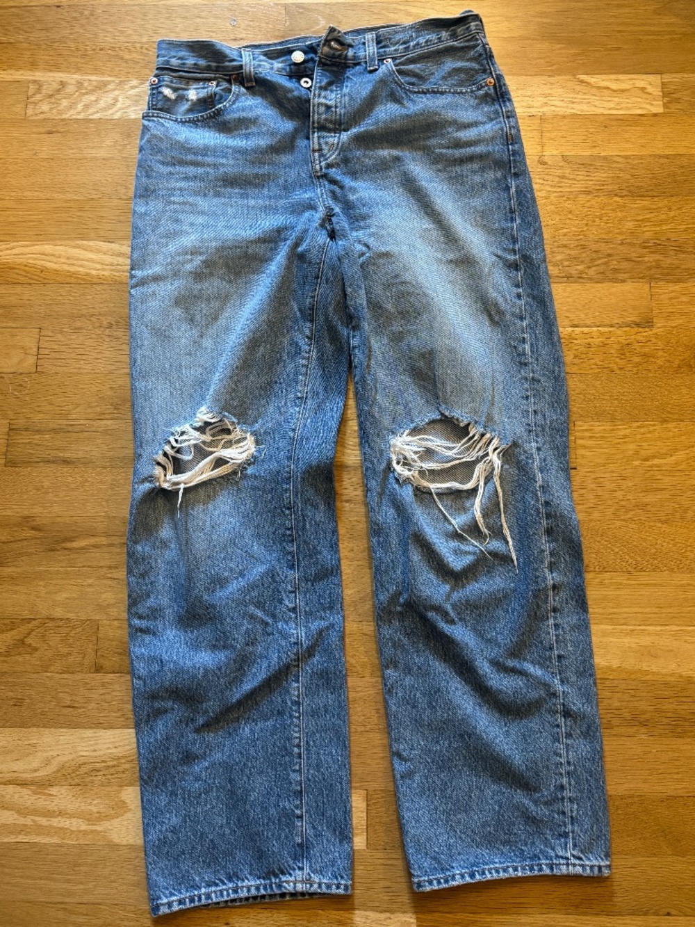 Madewell Low Slung Straight Jeans